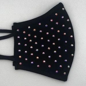 Blinged out face mask